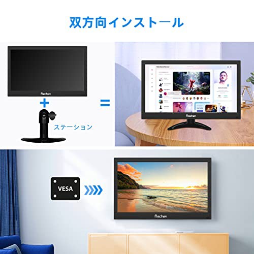 13.3 インチ HDMI 液晶 モニター ディスプレイ 1366x768 LED 小型モニター HDMI VGA AV BNC USB 入力