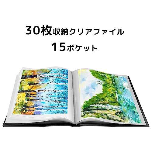 ポスターファイル B3ポスターファイル クリアファイル 収納30枚ケース