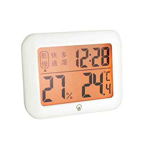 【送料無料】デジタル温湿度計 デジタル時計 壁掛け 高精度 温湿度計 ベビー ベビー用品 デジタル 温度計 湿度計 時計機能 熱中症 風邪