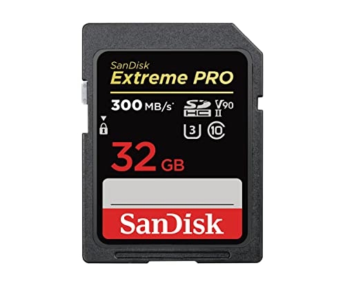 サンディスク   SDカード 32GB SDHC Class10 UHS-II V90 読取最大300MB/s SanDisk Extremeの通販は