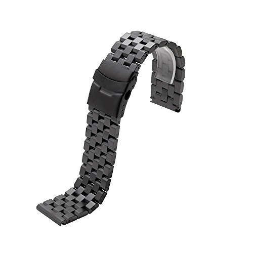 [Kai Tian] ステンレス 腕時計バンド 18mm 20mm 22mm 2 Kai Tian 18mm Stainless Steel Link Wrist Watch Band Bracelet