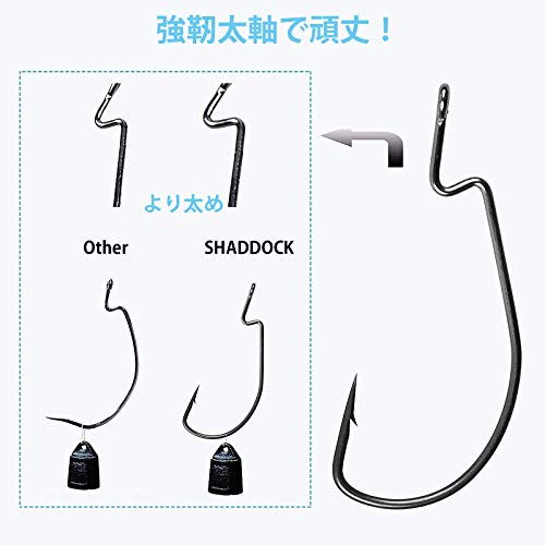 ロックフィッシュフックセット Amazon | 釣り【Blue Ocean】オフセットフック リグ ルアー