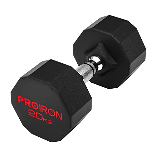 PROIRON 20kg ダンベル PROIRON 鋼 ダンベル だんべる 20kg 1個 鉄アレイ ダンベル