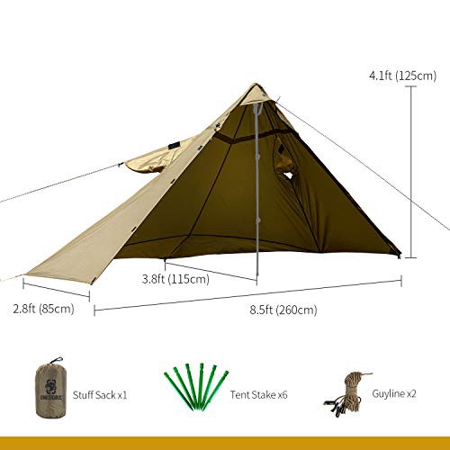 OneTigris TENTSFORMER ポンチョシェルター レインコート