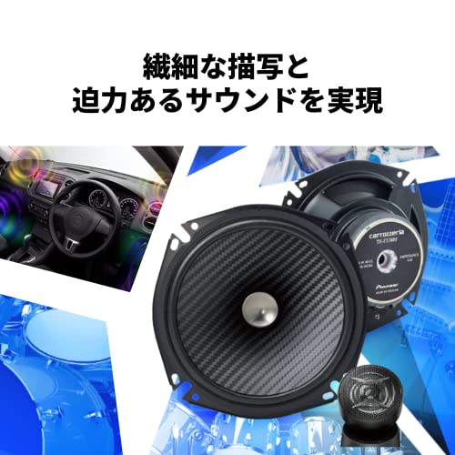 パイオニア スピーカー TS-F1740S-2 17cm カスタムフィットスピーカー