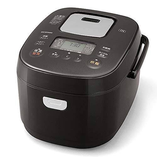 節電対策 アイリスオーヤマ 炊飯器 5.5合 IH式 40銘柄炊き分け機能 極厚火釜 玄米 一人暮らし 新生活 ブラック RC-IK50-B 13,256円