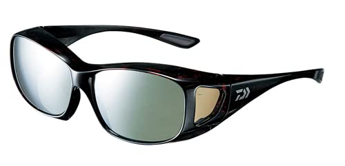 ダイワDAIWA 釣り 偏光 サングラス オーバーグラス DO-4033 グリーンフラッシュシルバーミラー