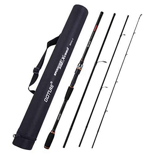 Goture シーバスロッド fuji製ガイド エギングロッド コンパクト スピニングロッド 2.7m M