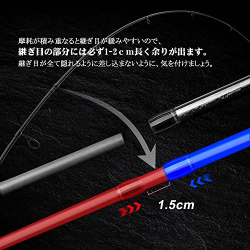 Goture シーバスロッド fuji製ガイド エギングロッド コンパクト スピニングロッド 2.7m M