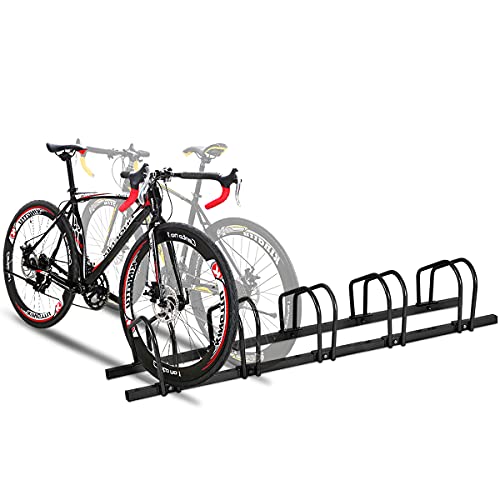 自転車 スタンド サイクルスタンド 4個セット 前後輪両対応 転倒防止