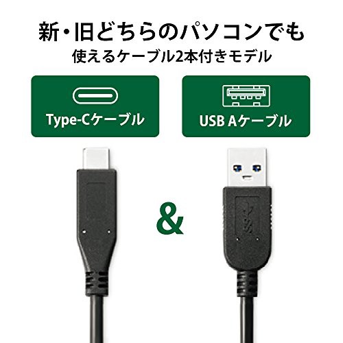 I-O-DATA ポータブルブルーレイドライブ BRP-UT6CKピアノブラック/USB Type-C対応/