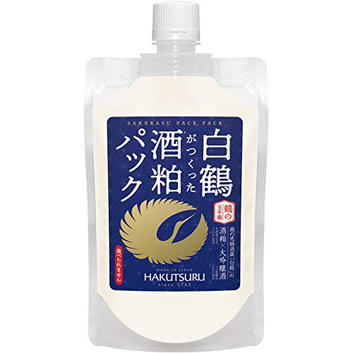 【送料無料】白鶴酒造 白鶴 鶴の玉手箱 白鶴がつくった酒粕パック 170g フェイスパック