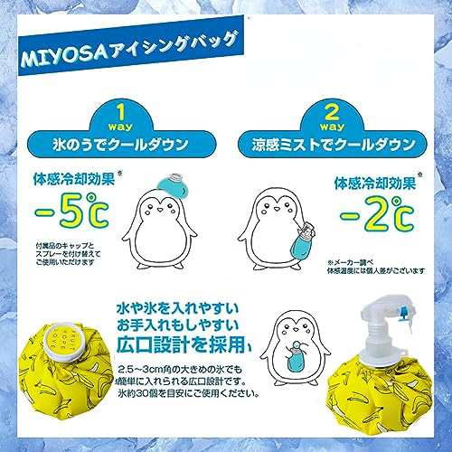 MIYOSA アイシングバッグ 氷嚢 スプレー付き