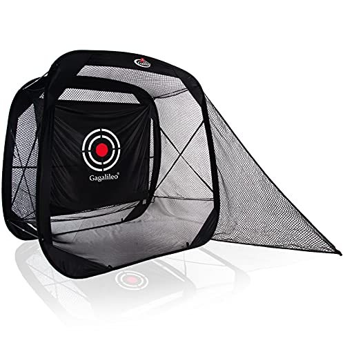 ゴルフネット 折りたたみ式 2.1x2.1x1.2m サイドネット付き 設置簡単 ゴルフ自宅練習 初心者向け