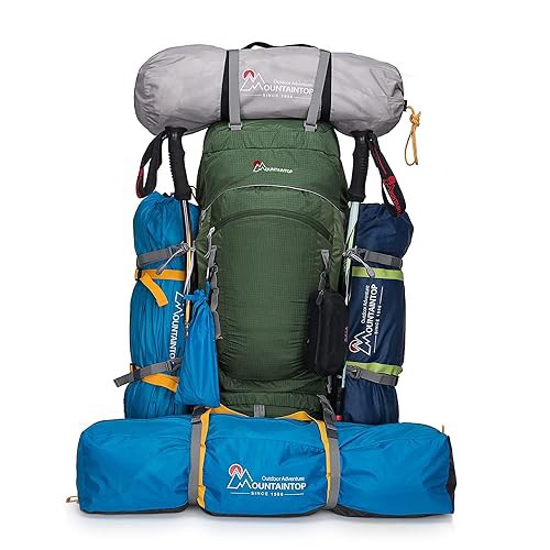 マウンテントップMountaintopバックパック 80L 登山 リュック 大容量 