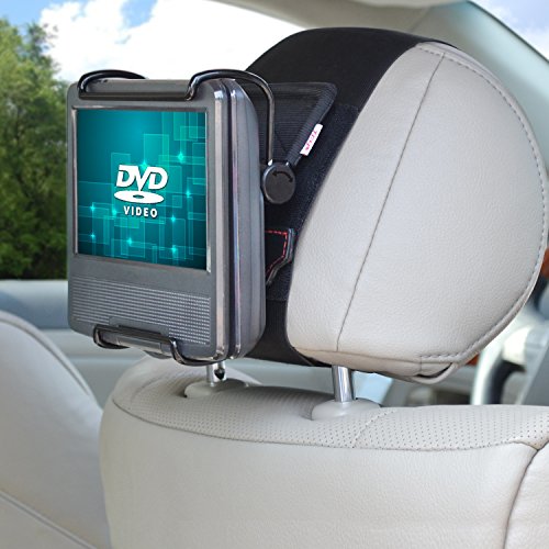 TFY 7-10 インチ ポータブルDVDプレーヤー 車載用ヘッドレストホルダー