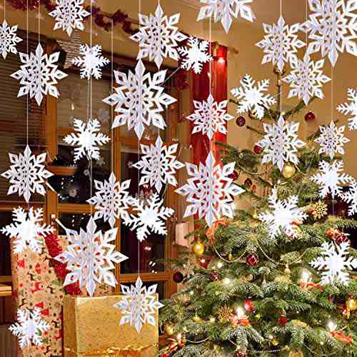 【送料無料】LOKIPA クリスマス 飾り付けセット クリスマス オーナメント シルバー 12点セット かわいい デコレーション 装飾品 インテリ