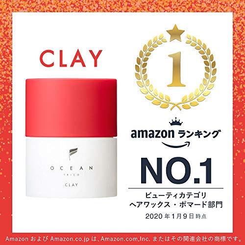 オーシャントリコ ヘアワックス クレイ 80g ワックス メンズ
