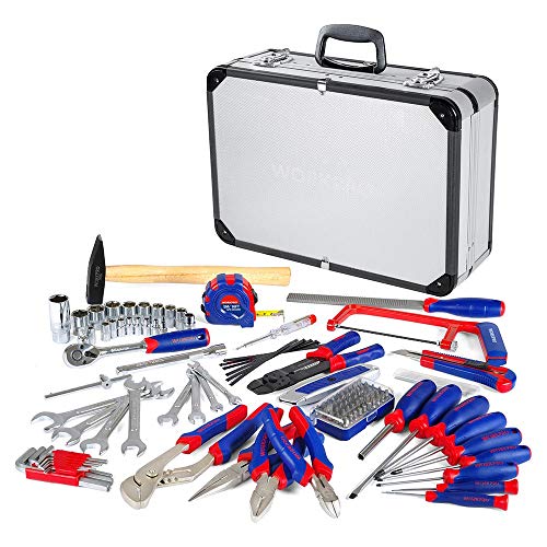 WORKPRO ホームツールセット 工具セット 119点組 家庭用 DIY 日曜 Amazon | WORKPRO ホームツールセット 工具セット 119点組 家庭用 DIY