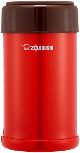象印マホービンZOJIRUSHI ステンレスクック&amp;フードジャー おまかせ保温 保冷調理 保温ランチジャー 750ml トマトレッド SW-JA