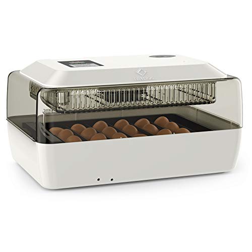 LifeBasis 自動孵卵器 インキュベーター 鳥類専用ふ卵器 自動転卵式 孵化器24個入卵OKヒヨコ生まれ 子供教育用 大容量 自動温度制御