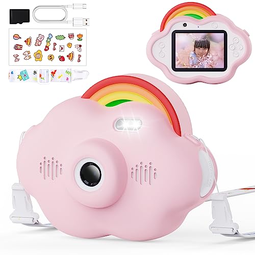 子供用カメラ Selvimキッズカメラ トイカメラ 4000万画素 1080P HD 動画カメラ キッズデジカメ 2.4インチIPS大画面 8倍