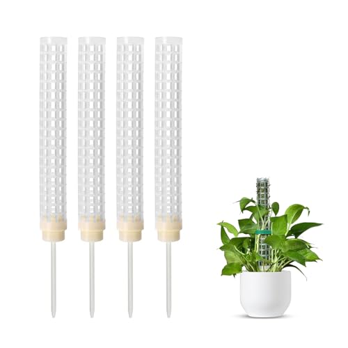 happykau モスポール支柱 4本セット連結可 観葉植物 園芸支柱