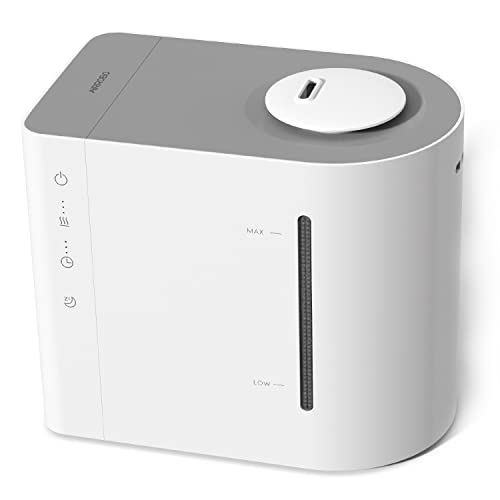 加湿器 卓上 加湿量最大300ml/h 4.3L大容量 28畳対応 26dB 静音 超音波式 43時間連続稼働 上から給水 次亜塩素酸水対応 お