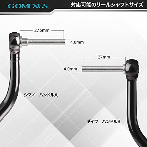 ゴメクサス 38mm パワー ハンドル リール ノブ 21 アルテグラ 19
