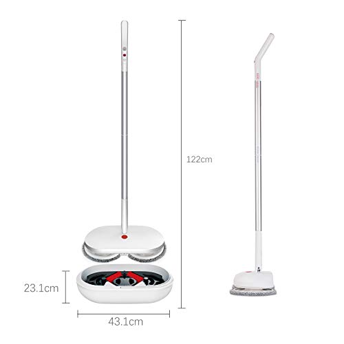 Cleanhome 電動モップ 自動洗浄機能 コードレス 回転モップクリーナー