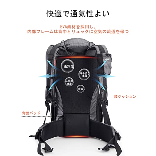 Naturehike  バックパック 登山 リュック ハイキングバッグ リュックサック アウトドア 大容量 収納性 防水 防災 軽量 高通気性_1