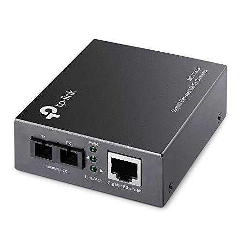 TP-Link 光回線 メディアコンバーター 15km シングルモード RJ-45 1000Mbps 5年 MC210CSの通販は
