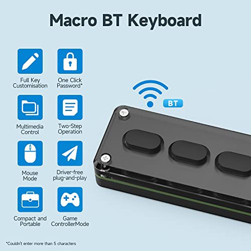 SIKAI CASE 片手キーボード プログラマブルキーボード静音5キー メカニカルキーボード Bluetooth無線接続 レイヤー機能なし  ノの通販はau PAY マーケット - アルファモール | au PAY マーケット－通販サイト