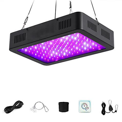 植物成長ライト 600W LED植物育成ライト フルスペクトル 植物ライト 2つのスイッチ 三