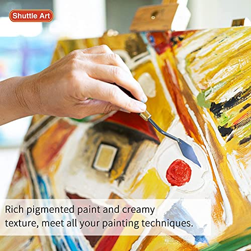 Shuttle Art アクリル絵の具 15色 473ml 大容量 絵の具セット 速
