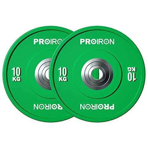 PROIRON ダンベル プレート バーベル プレート 10kg 2個セット オリンピックバーベルプレート トレーニングバンパープレート  ヘビーの通販はau PAY マーケット - アルファモール | au PAY マーケット－通販サイト