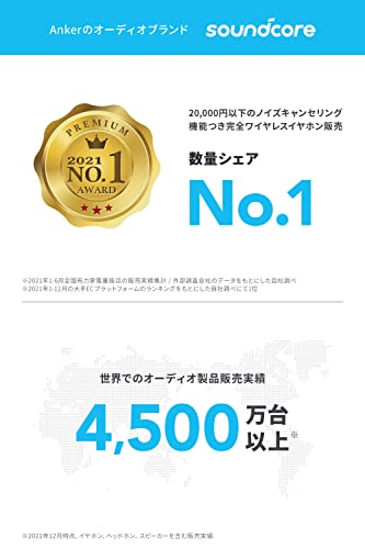 Anker Soundcore Space A40完全ワイヤレスイヤホン Bluetooth 5.2最大50時間再生 / 小型軽量/ウルトラノイ_1