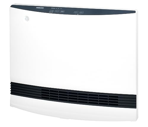 山善 セラミックファンヒーター セラミックヒーター 大風量 ワイド 人感センサー付 温度センサー付 省エネ 1200W 温風3段階切替 切タイマ