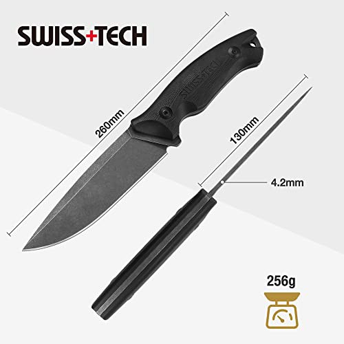 SWISS+TECH シースナイフ サバイバルナイフ D2鋼 ストーンウォッシュ G10ハンドル アウトドア DIY 登山 キャンプ 防災 釣りの通販はau  PAY マーケット - アルファモール | au PAY マーケット－通販サイト