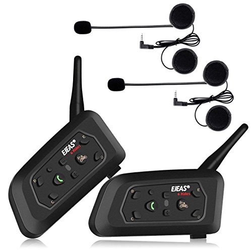 Mihono バイクインカム 6Riders 2台セット V6Pro版 ツーリング 6人ペアリング 2人同時通話 Bluetooth 技適マークの通販は
