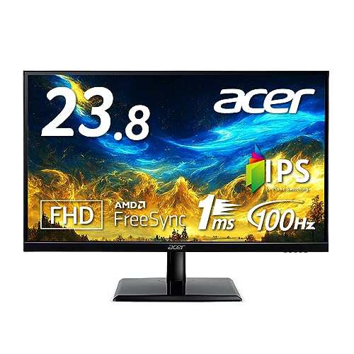 日本エイサー Acer スタンダードモニター 23.8インチ IPS フルHD 100Hz 1ms スピーカー・ヘッドホン端子搭載 HDMI1.