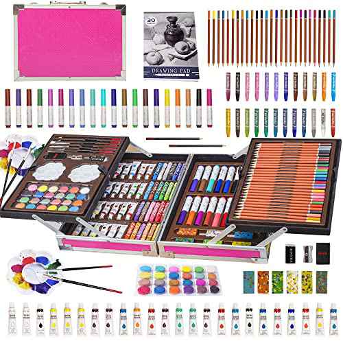 ，代・ピンク 139 Count Pack of 1 L137・・Color:ピンク・5、6、7、8、9、10、11、12才の子供、女の子、男の子への素晴らしいギフトこのぬりえアートセットは、クリエイ