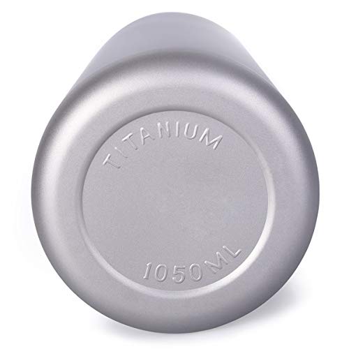 Boundless Voyage　チタン製ウォーターボトル　広口　1050ml Amazon | Boundless Voyage 1050ml 純チタンボトル 広口 大容量