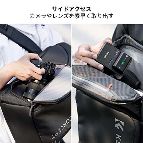 K&F Concept カメラバッグ カメラバックパック カメラリュック 25L大 ...