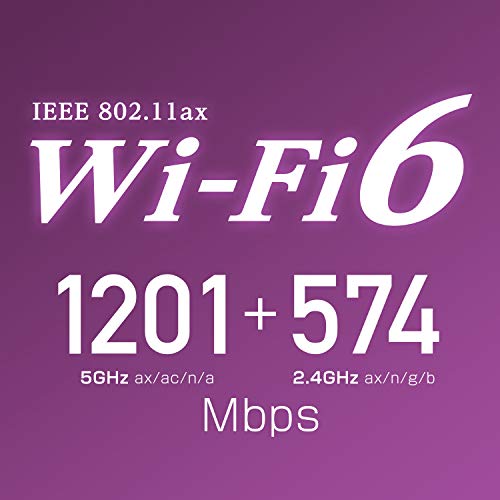 アイ・オー・データ WiFi 無線LAN ルーター dual_band 11ax 最新規格 Wi-Fi6 AX1800 1201+574Mbps_1