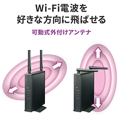アイ・オー・データ WiFi 無線LAN ルーター dual_band 11ax 最新規格 Wi-Fi6 AX1800 1201+574Mbps_2