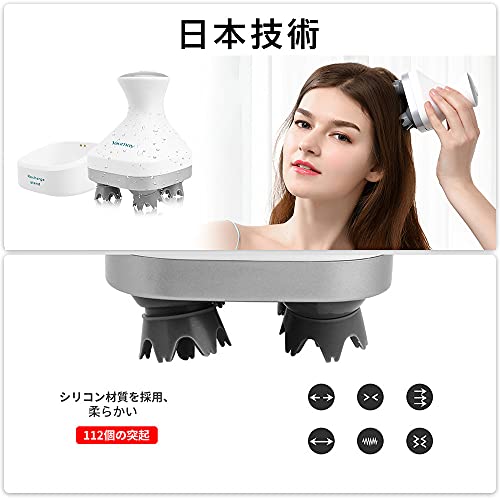 Youmay 電動ブラシ 水深1mまでのIPX7防水 ワンタッチで電源オン 2種類