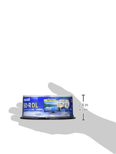 maxell 録画用BD-R DL 2層 1回録画用 地上デジタル360分 BSデジタル260分 4倍速対応 IJP対応ホワイトワイド印刷 30_1