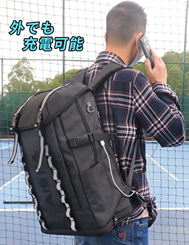 AOSLE リュックメンズ ビジネスリュック バックパック スーツケースに装着可能 反射ストリップ付き 15.6インチ PCラップトップ 大