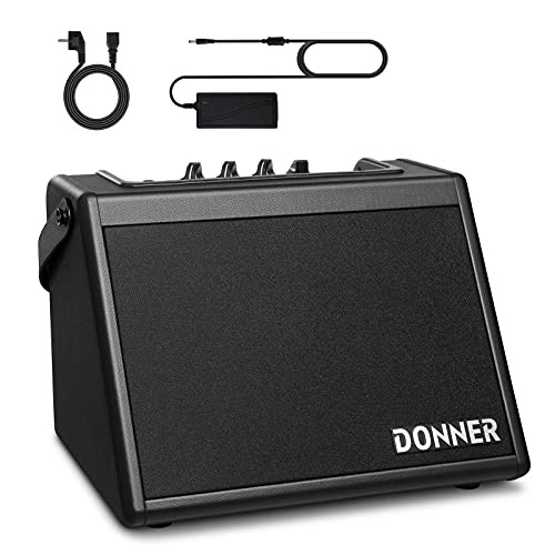 【送料無料】Donner アンプ 電子ドラム キーボード用 20W 外部 スピーカー 小型 ミニ ワイヤレス ブラック 日本語取扱説明書 DDA-20